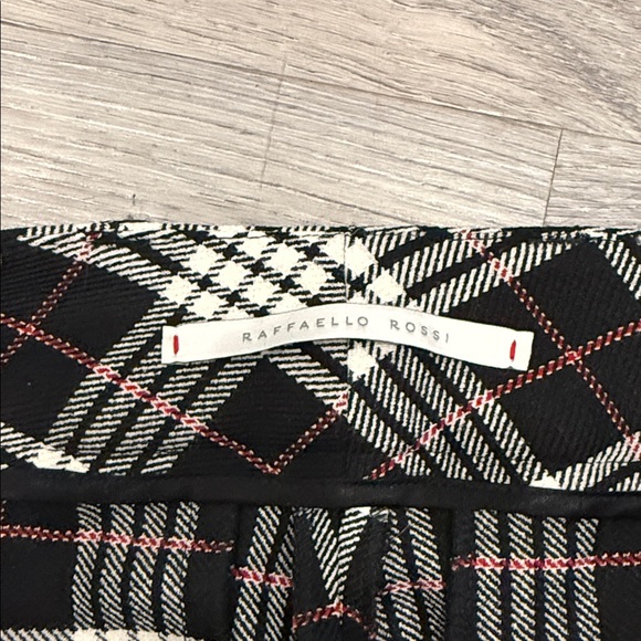 Raffaello Rossi Black and White Checkered Pants - Picture 4 of 7
